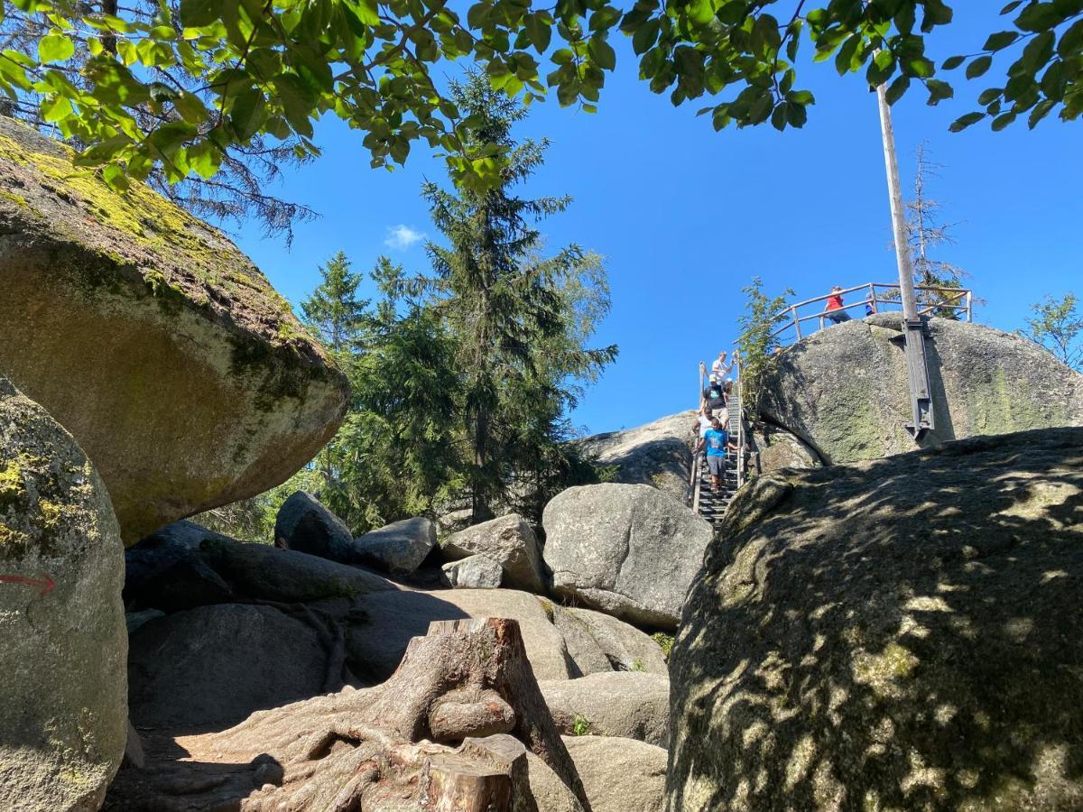 Ferienwohnung Oxana Im Naturpark Fichtelgebirge Schonwald  Exteriér fotografie