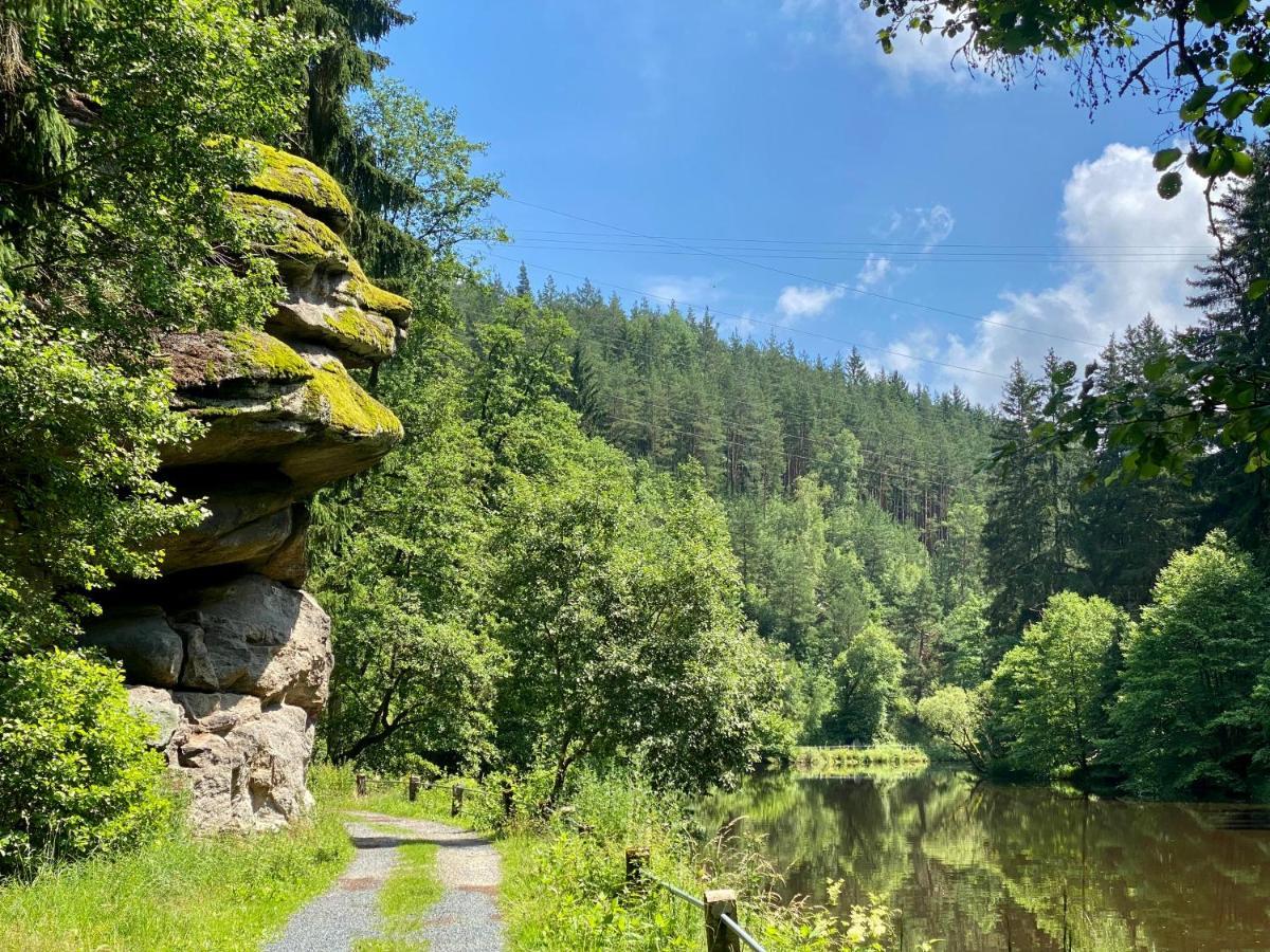 Ferienwohnung Oxana Im Naturpark Fichtelgebirge Schonwald  Exteriér fotografie